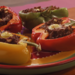 Lekker en gezond: Grote gevulde paprika’s met gehakt en ei uit de Airfryer!