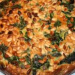 Vegetarische spinazietaart met geitenkaas en pijnboompitjes uit de Airfryer